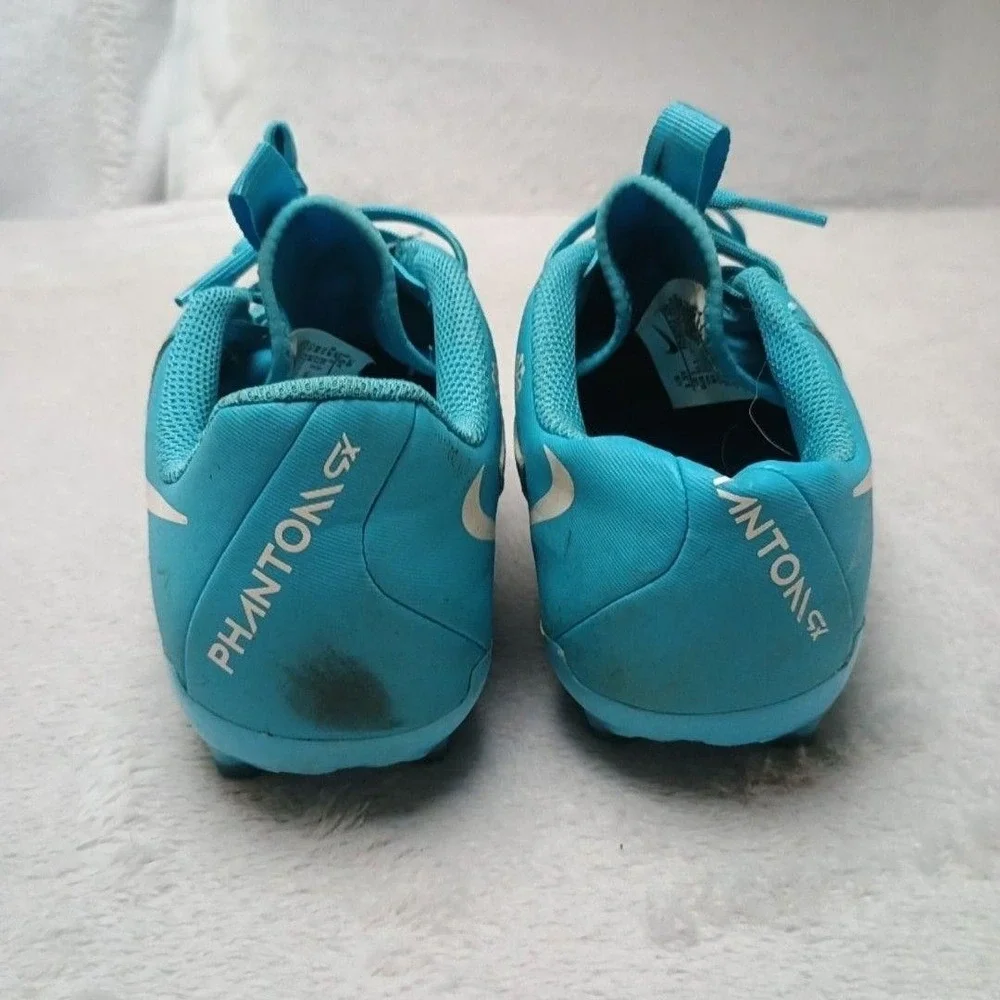 Nike Shoes Kids 3.5Y Blue Phantom VSN Soccer Cleats Low Top FD6722-400